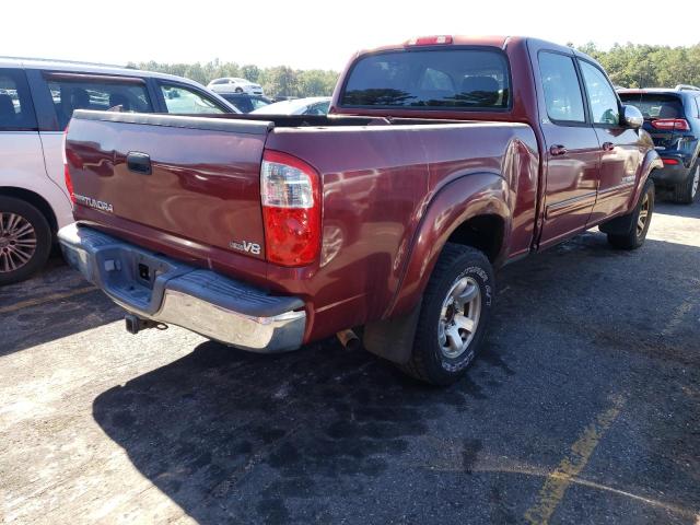 5TBET34156S541237 - 2006 TOYOTA TUNDRA DOU BURGUNDY photo 4