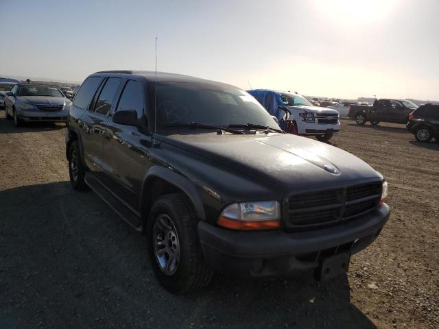 1D4HR38N13F590501 - 2003 DODGE DURANGO SP BLACK photo 1