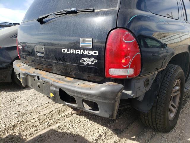 1D4HR38N13F590501 - 2003 DODGE DURANGO SP BLACK photo 9