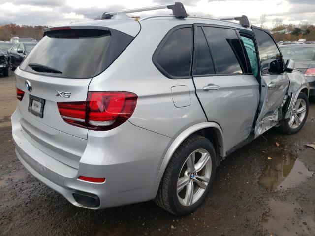 5UXKR6C56H0J84542 - 2017 BMW X5 XDRIVE5 SILVER photo 4