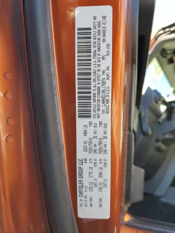 1J4AA2D13AL176874 - 2010 JEEP WRANGLER S ORANGE photo 10