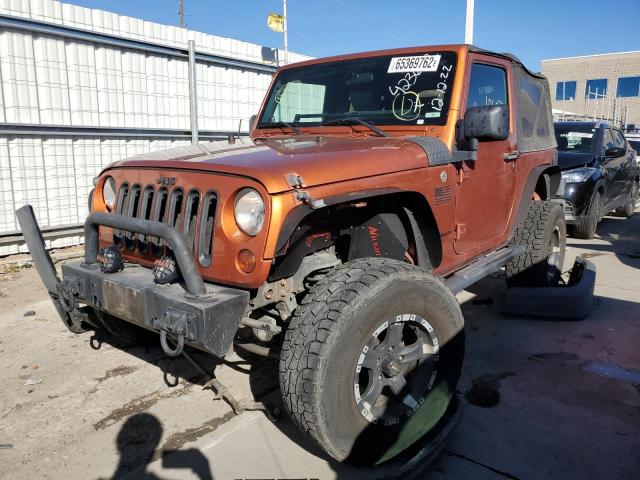1J4AA2D13AL176874 - 2010 JEEP WRANGLER S ORANGE photo 2