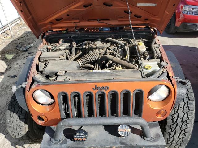 1J4AA2D13AL176874 - 2010 JEEP WRANGLER S ORANGE photo 7