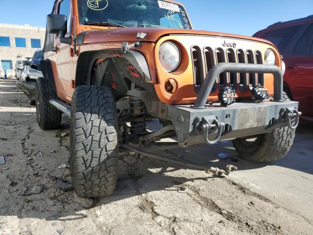 1J4AA2D13AL176874 - 2010 JEEP WRANGLER S ORANGE photo 9