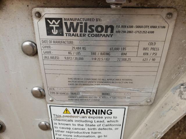 1W14432A6M7720936 - 2021 WILSON GRAIN TRLR WHITE photo 10