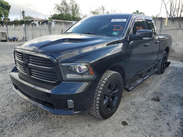 1C6RR6HT6GS242747 - 2016 RAM 1500 SPORT BLACK photo 2