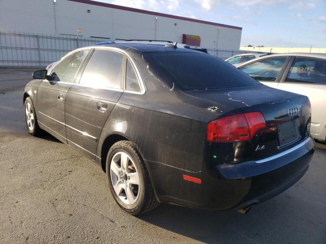 WAUAF78E26A054525 - 2006 AUDI A4 2 TURBO BLACK photo 3