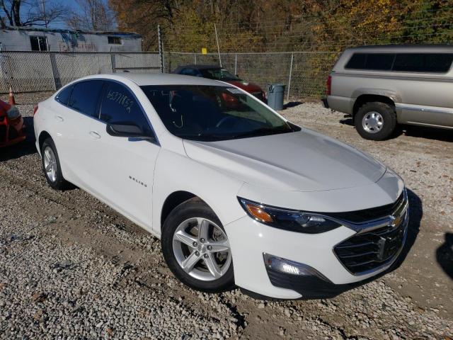 1G1ZB5ST4KF186463 - 2019 CHEVROLET MALIBU LS WHITE photo 1