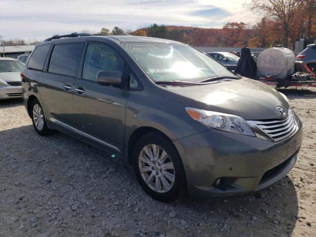 5TDDK3DC0CS036550 - 2012 TOYOTA SIENNA XLE GRAY photo 1