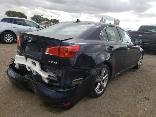 JTHBF5C21A5128638 - 2010 LEXUS IS 250 BLUE photo 4