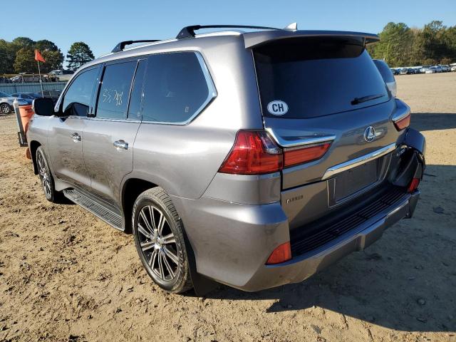 JTJHY7AX0J4273897 - 2018 LEXUS LX 570 SILVER photo 3