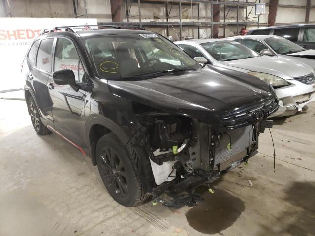 JF2SKAJC2NH426915 - 2022 SUBARU FORESTER S BLACK photo 1