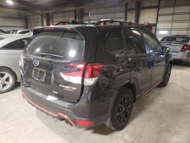 JF2SKAJC2NH426915 - 2022 SUBARU FORESTER S BLACK photo 4