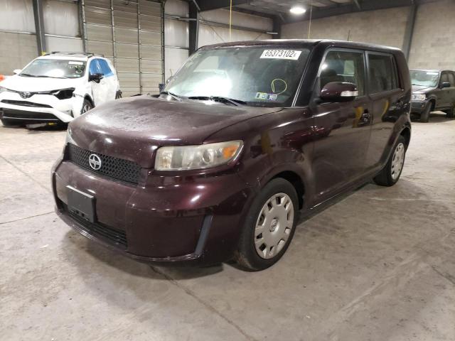 JTLZE4FE3A1101312 - 2010 TOYOTA SCION XB ბურგუნდია ფოტო 2