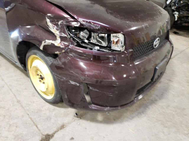 JTLZE4FE3A1101312 - 2010 TOYOTA SCION XB ბურგუნდია ფოტო 9