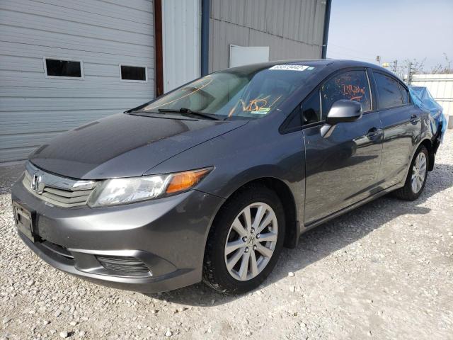 19XFB2F9XCE037641 - 2012 HONDA CIVIC EXL Boz foto 2