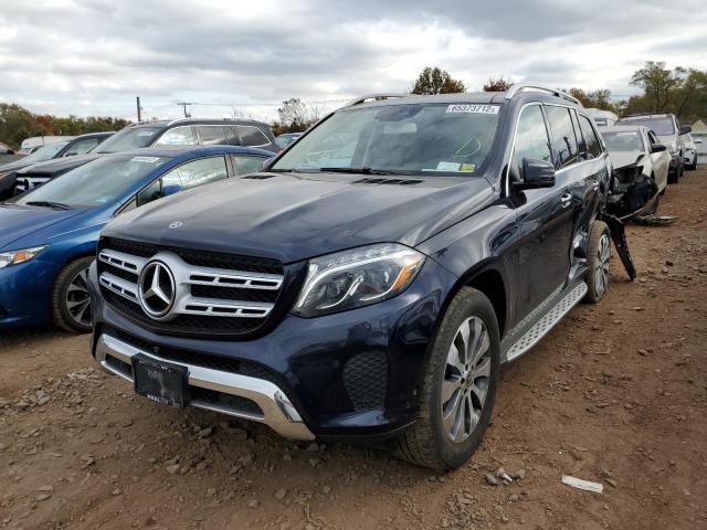 4JGDF6EE0KB232043 - 2019 MERCEDES-BENZ GLS 450 4M BLUE photo 2