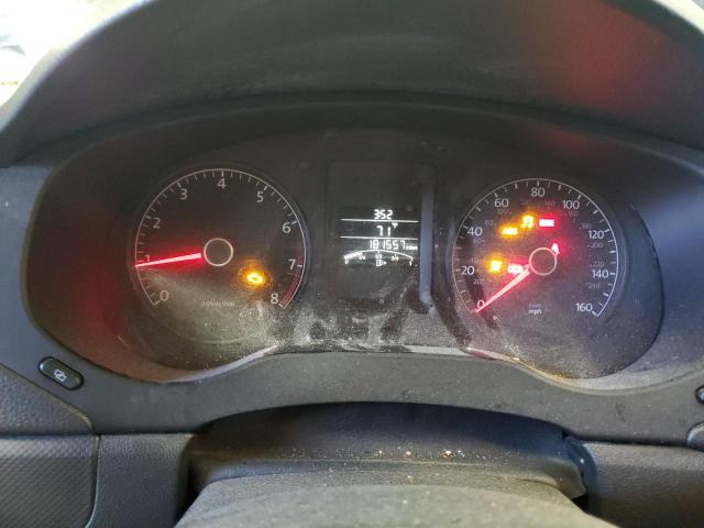 3VW1K7AJ7BM393989 - 2011 VOLKSWAGEN JETTA BASE 灰色 照片 8