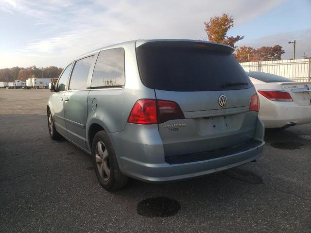 2V4RW3D19AR325110 - 2010 VOLKSWAGEN ROUTAN SE BLUE photo 3