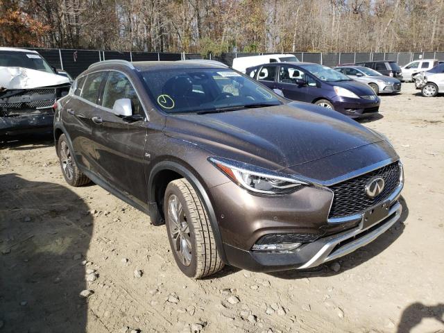 SJKCH5CRXHA030705 - 2017 INFINITI QX30 BASE BROWN photo 1