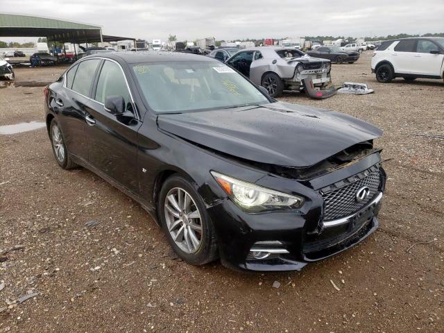 JN1BV7AP8FM337129 - 2015 INFINITI Q50 BASE BLACK photo 1