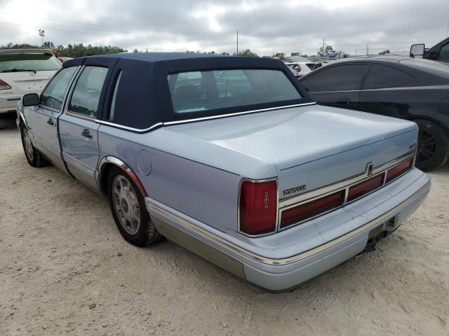 1LNLM82W5VY661643 - 1997 LINCOLN TOWN CAR S BLUE photo 3