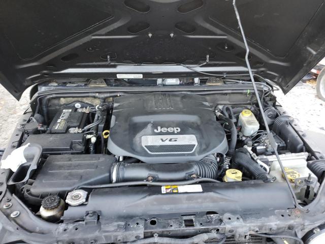 1C4AJWAG8EL285035 - 2014 JEEP WRANGLER S BLACK photo 7