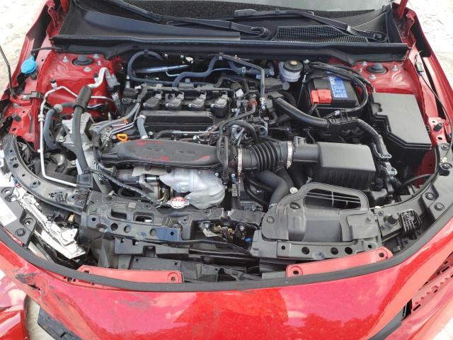 19XFL1H71NE000385 - 2022 HONDA CIVIC EXL Czerwony zdjęcie 7