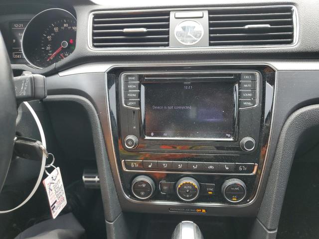 1VWDT7A35HC050538 - 2017 VOLKSWAGEN PASSAT R-L BLACK photo 9