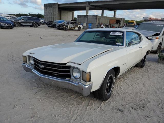 1D37F2R554908 - 1972 CHEVROLET UK WHITE photo 2