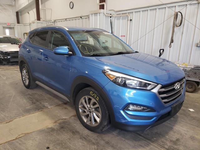 KM8J3CA44JU598792 - 2018 HYUNDAI TUCSON SEL BLUE photo 1