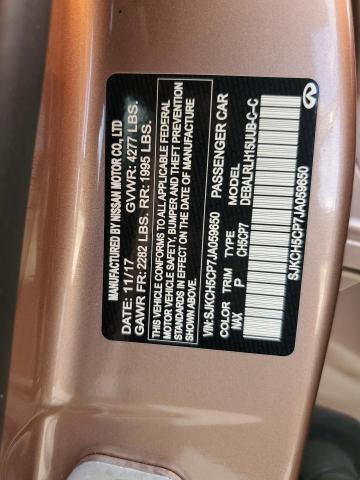 SJKCH5CP7JA059650 - 2018 INFINITI QX30 BASE TAN photo 10