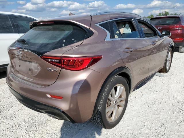 SJKCH5CP7JA059650 - 2018 INFINITI QX30 BASE TAN photo 4