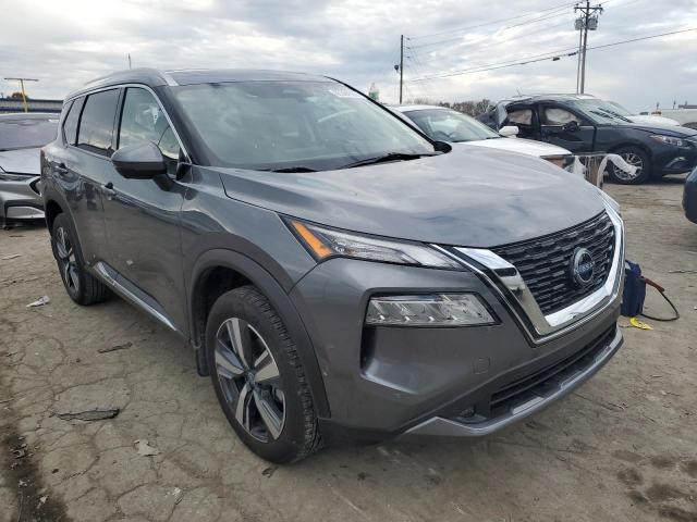 5N1BT3CA2NC706815 - 2022 NISSAN ROGUE SL GRAY photo 1