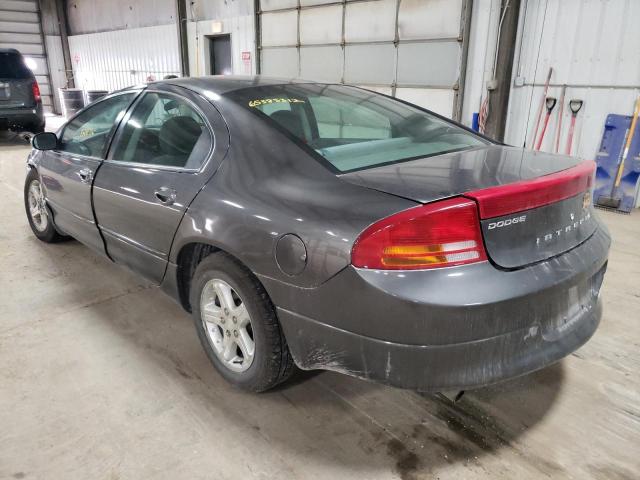 2B3HD46R54H663698 - 2004 DODGE INTREPID S GRAY photo 3