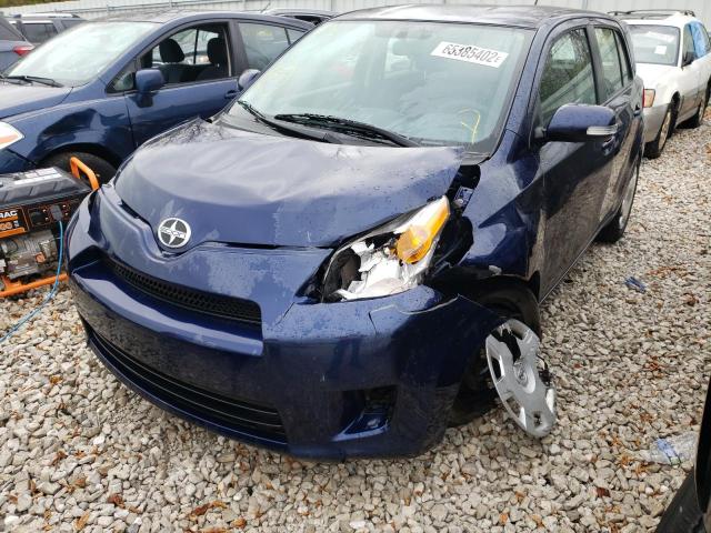 JTKKU10488J003720 - 2008 SCION XD BLUE photo 2