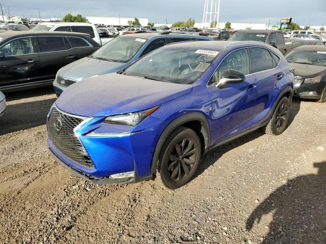 JTJBARBZ3H2107207 - 2017 LEXUS NX 200T BA BLUE photo 2