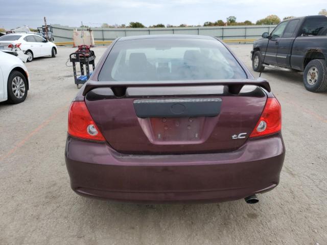 JTKDE177860102269 - 2006 TOYOTA SCION TC ბურგუნდია ფოტო 6