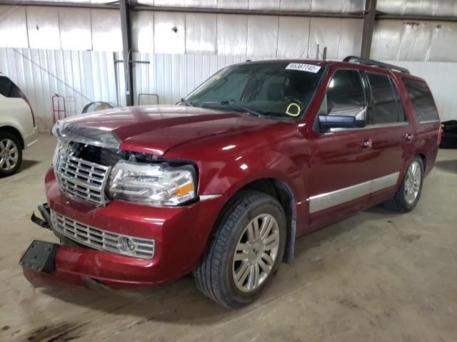 5LMJJ2J56DEL08573 - 2013 LINCOLN NAVIGATOR მუქწითელი ფოტო 2