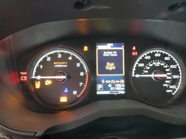 JF2SKAPC7KH576358 - 2019 SUBARU FORESTER S BLUE photo 8