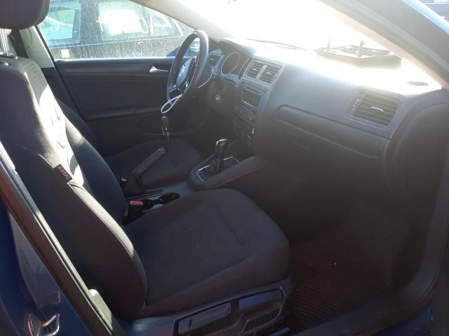 3VW2K7AJXFM227394 - 2015 VOLKSWAGEN JETTA BASE BLUE photo 5