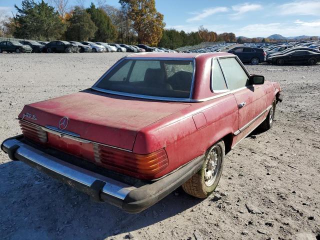 10704412060657 - 1980 MERCEDES-BENZ SL 450 RED photo 4