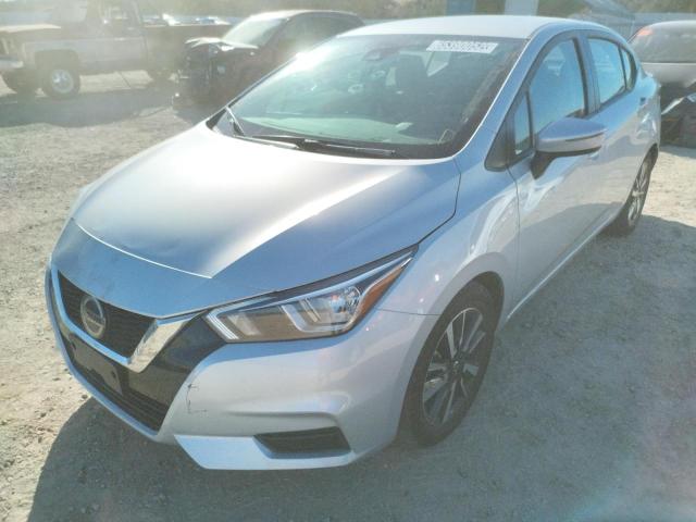 3N1CN8EV4ML878883 - 2021 NISSAN VERSA SV SILVER photo 2