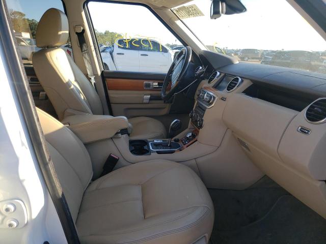 SALAK2D45BA584781 - 2011 LAND ROVER LR4 HSE LU WHITE photo 5