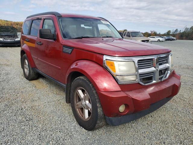 1D8GU58K97W533043 - 2007 DODGE NITRO SLT MAROON photo 1