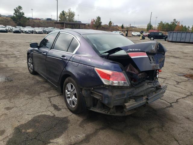 1HGCP2F4XCA126140 - 2012 HONDA ACCORD LXP BLUE photo 3