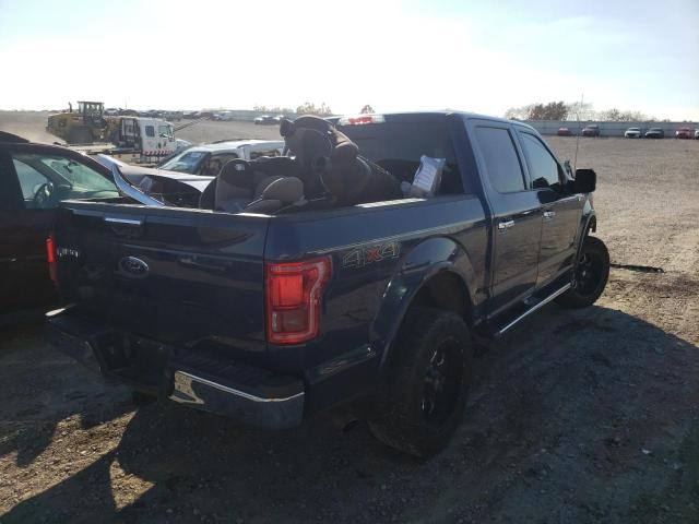 1FTEW1EG0GKD23415 - 2016 FORD F150 SUPER BLUE photo 4