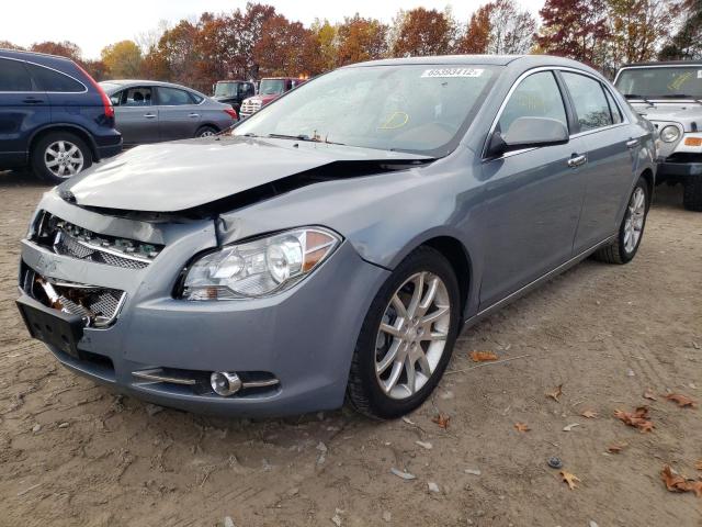 1G1ZK57759F197901 - 2009 CHEVROLET MALIBU LTZ ნაცრისფერი ფოტო 2