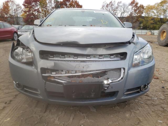 1G1ZK57759F197901 - 2009 CHEVROLET MALIBU LTZ ნაცრისფერი ფოტო 9