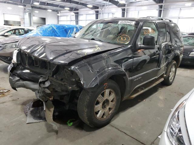 5LMEU78H43ZJ37061 - 2003 LINCOLN AVIATOR BLACK photo 2